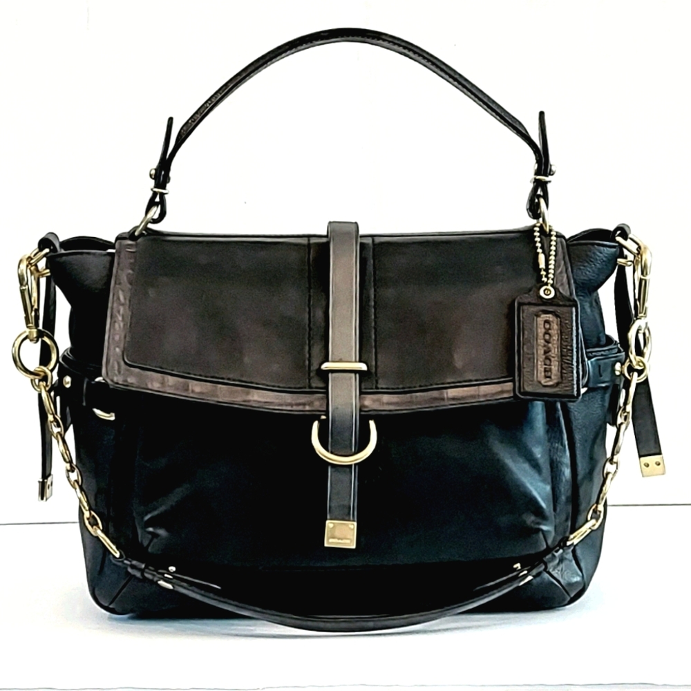 Coach Madison Pinnacle Eva Shoulder Satchel!